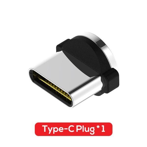 Mi cro USB câble magnétique USB type C aimant câble connecteur téléphone portable chargeur câble pour Huawei - Type Only USB-C Plug