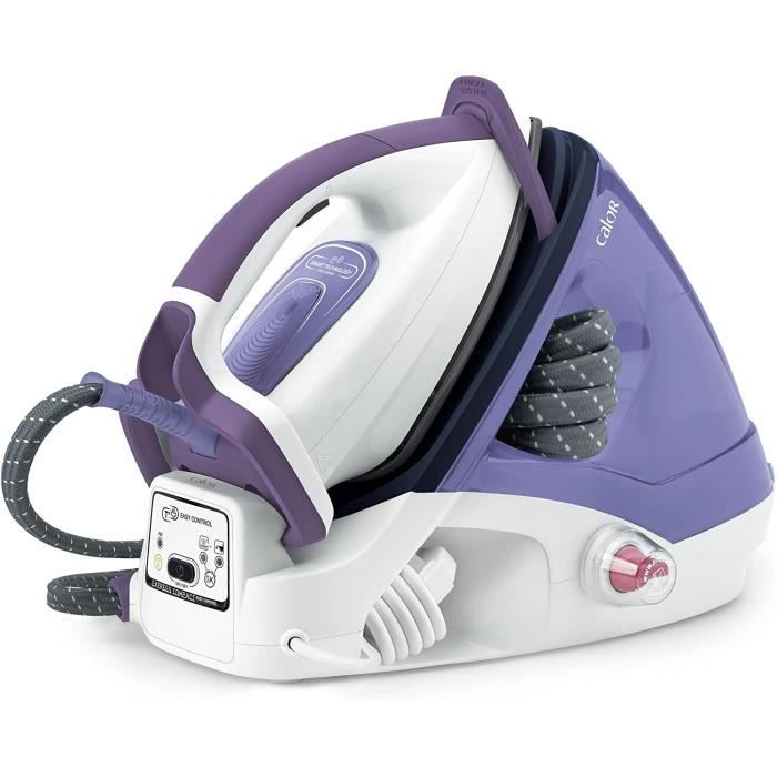 Calor GV7631C0 Centrale Vapeur Express Compact Easy Plus Haute Pression Anti-calcaire 5,7 Bars illimitée sans réglage