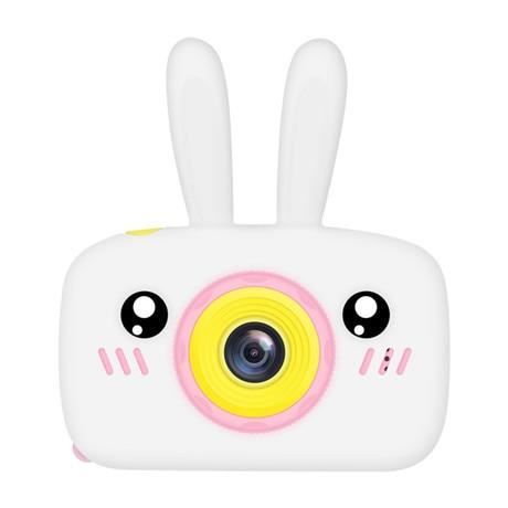 Appareil photo enfant,Bébé jouets 0 12 mois dessin animé appareil photo numérique enfants créatif jouet éducatif - Type White bunny