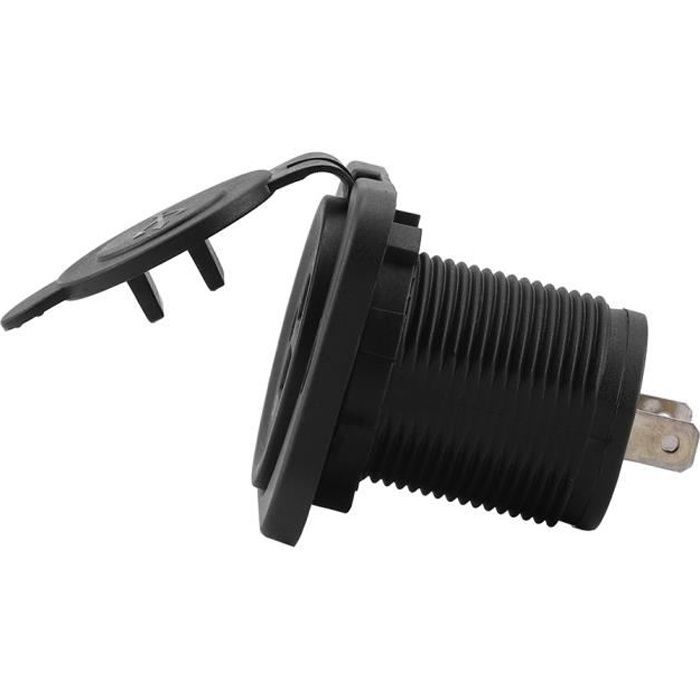 ARAMOX chargeur de voiture USB 12V double prise de port USB voiture allume-cigare répartiteur chargeur adaptateur secteur