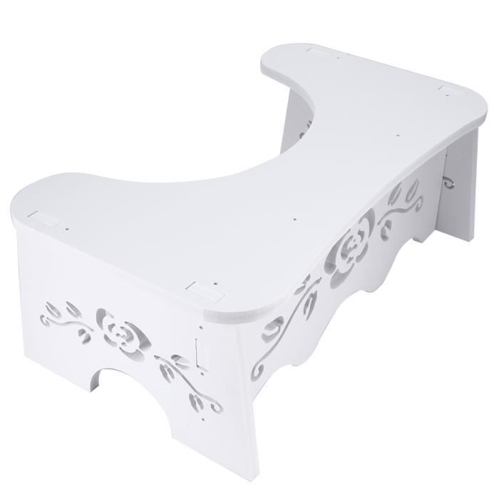 tabouret accroupi Tabouret de toilette accroupi blanc Tabouret de toilette squat de salle de bain 7 pouces
