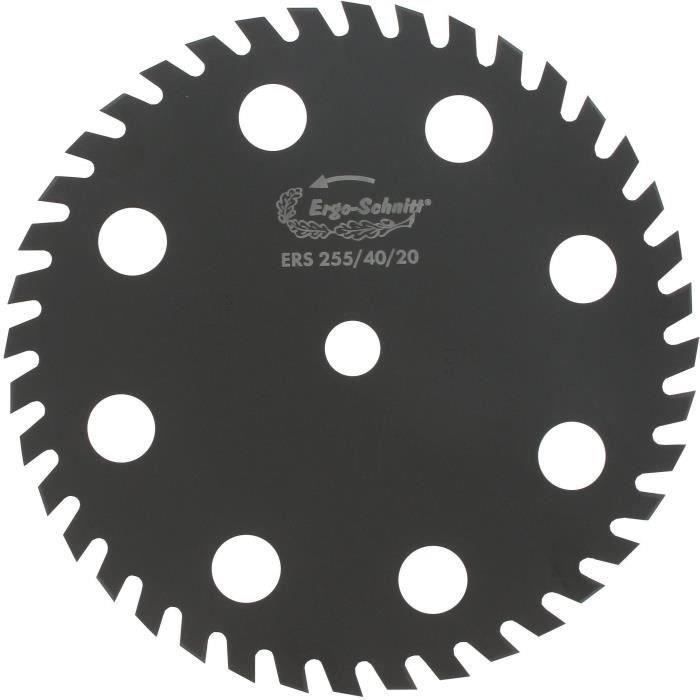 Lame Ergo-Schnitt pour débroussailleuse - 40 dents Ø: 255mm X 1