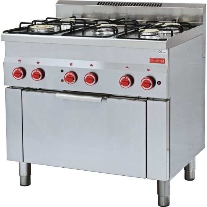 Fourneau gaz sur four à convection GN1/1
