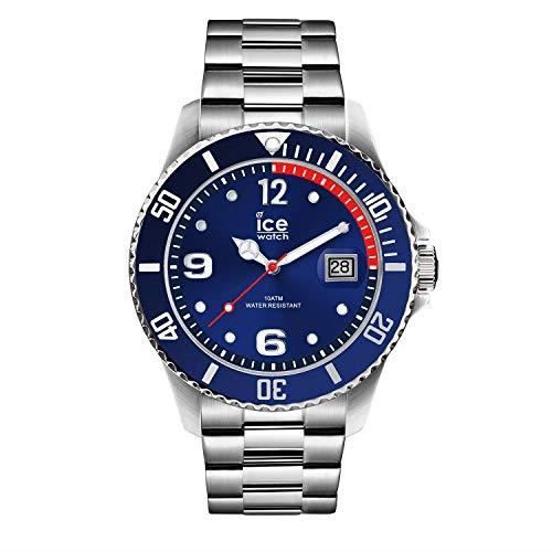Ice-Watch - ICE steel Blue silver - Montre bleue mixte avec bracelet en metal - 015771 (Medium) 015771