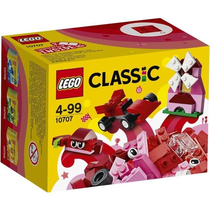 LEGO® Classic 10707 Boîte de Construction rouge