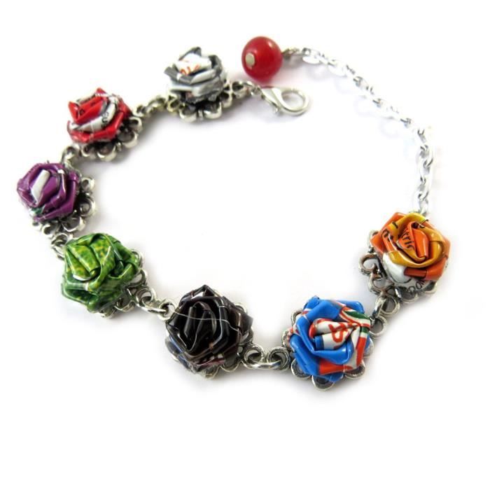 Bracelet artisanal New Life (fait main)- Les Trésors De Lily [N9570]