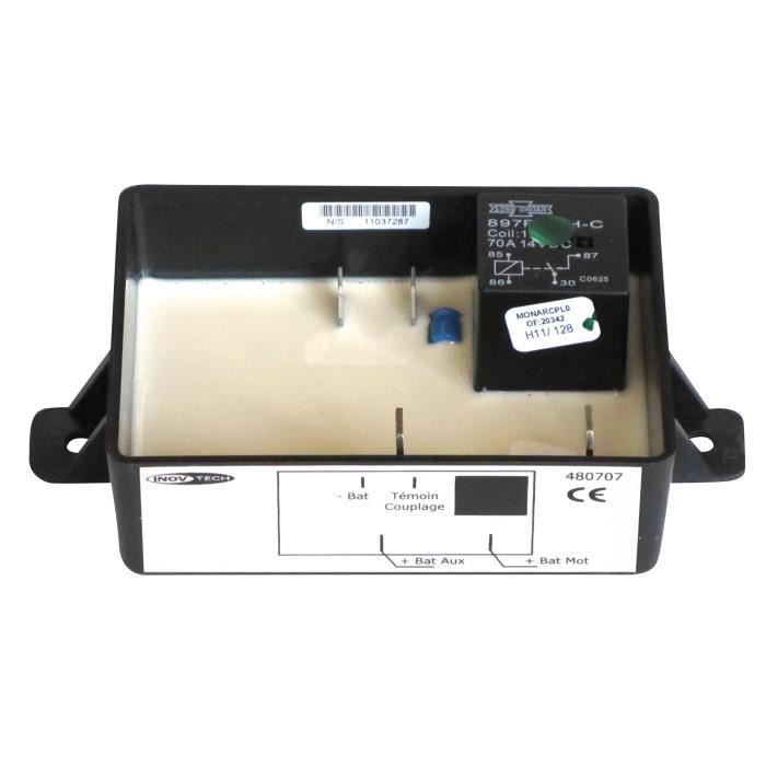 INOVTECH Coupleur / Séparateur - Coupleur 2 batteries