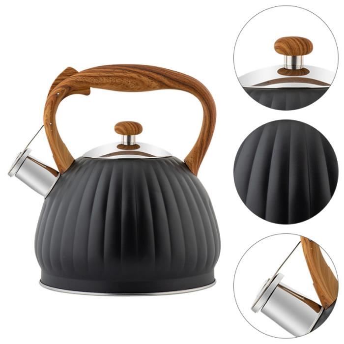 1PC 3.5L Bouilloire de Chauffage Kettle Siffoir de bouilloire Bouillonner (Noir) bouilloire electrique petit dejeuner - cafe