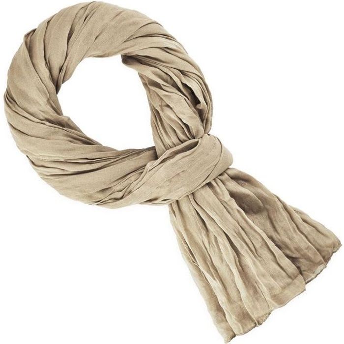 CHECHE 100% COTON BEIGE MARRON Homme Femme Enfant Fille Garçon ...