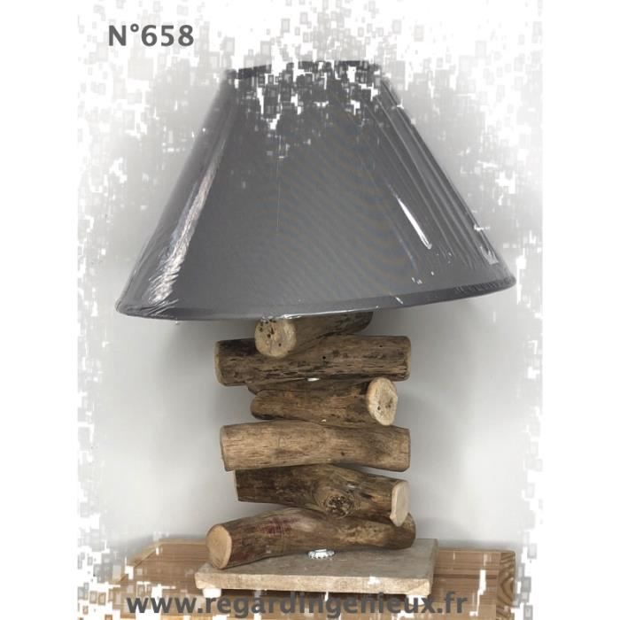 Lampe Bois Flotte