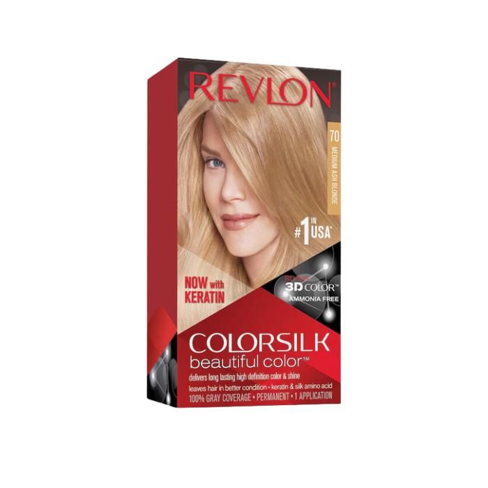 COLORSILK Coloration N°70 - Blond cendré moyen - 59,1 ml