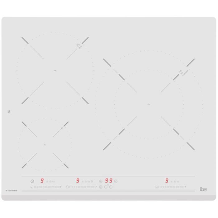 Teka IZ 6320, Intégré, Plaque avec zone à induction, Blanc, 1800 W, Rond, 14,5 cm