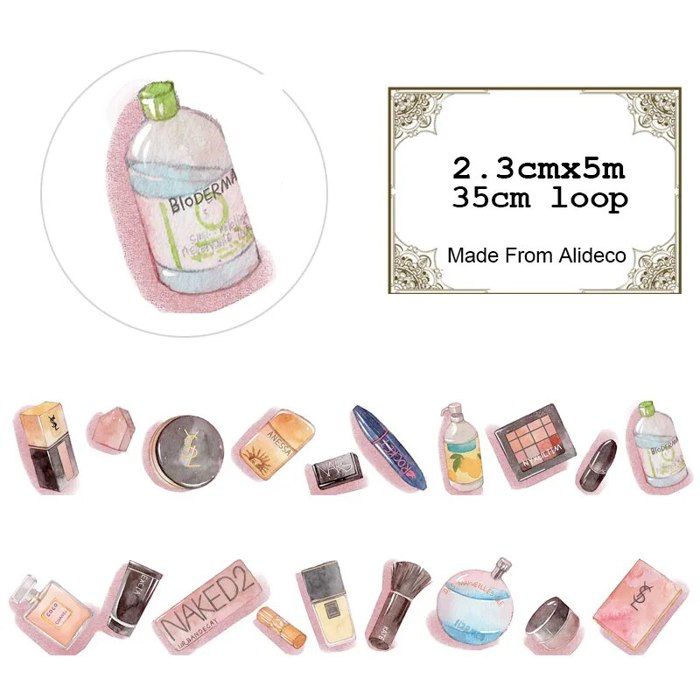 Ruban Adhésif Décoratif Animaux Kawaii - 12 Rouleaux De 5 M (15 Mm), Pour Scrapbooking, Journal, Emballage Cadeau - 4