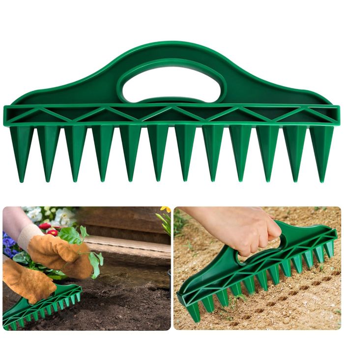 2 Distributeurs De Graines Manuel - Semoir Précision Jardin, 12 Trous Réglables - Pour Légumes Et Fleurs