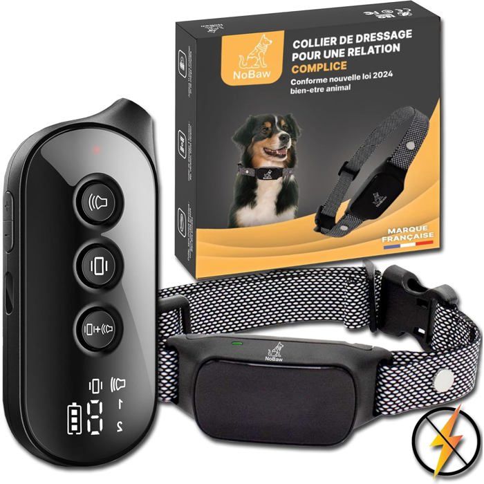 Comparer les prix de Collier De Dressage Pour Chien Porte Xxl 300MConforme Nouvelle Loi 2024 Bien-Être AnimalCollier Anti AboiementCollier Anti Fugu