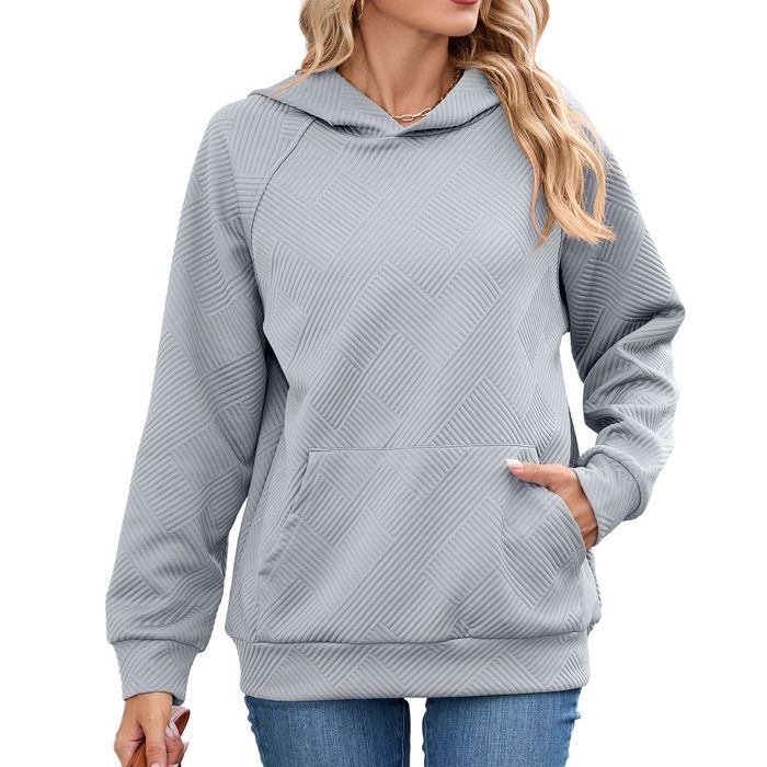 Sweat Zippé Femme Col Montant Manches Longues – Pull Oversize Chaud Automne/Hiver Sans Capuche