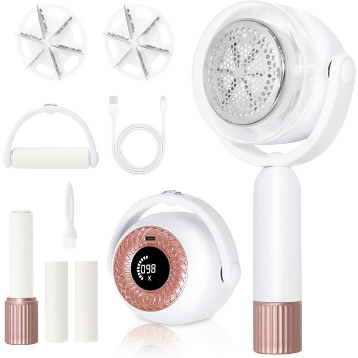 Rasoir Anti Bouloche Electrique, Rasoir Vetement Anti Peluche Rechargeable Avec Rouleau Poils