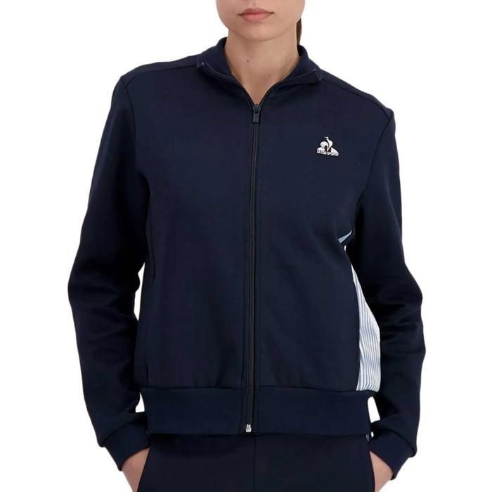 Sweat Zippé Marine Femme Le Coq Sportif N°1 Heritage