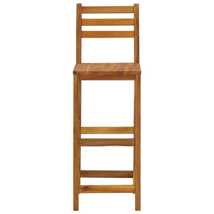 Tabourets de bar - (lot de 4) - Meuble de Siège - bois dacacia solide CC952