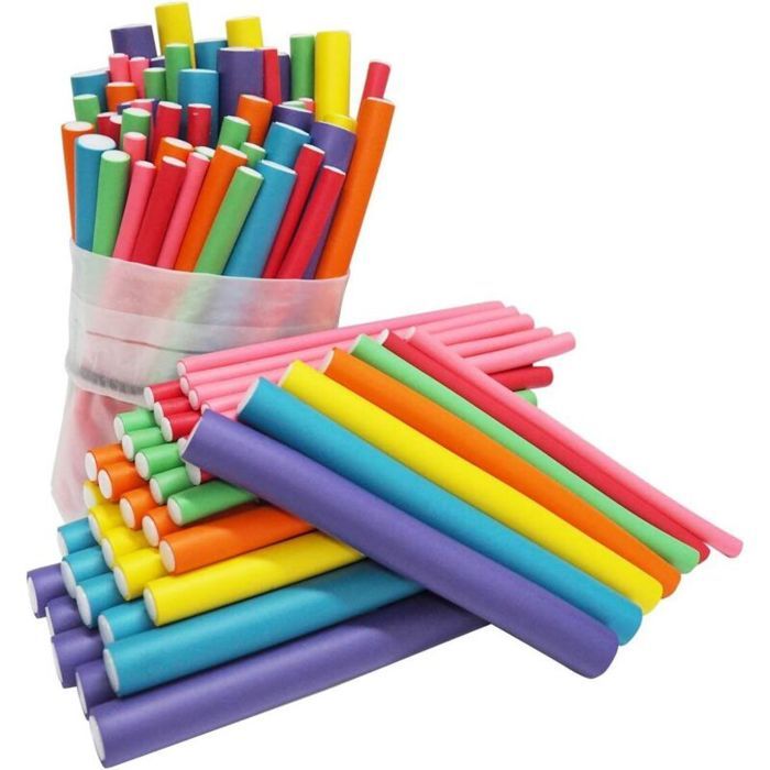 Lot de 42 bigoudis de qualité supérieure pour des boucles belles et naturelles