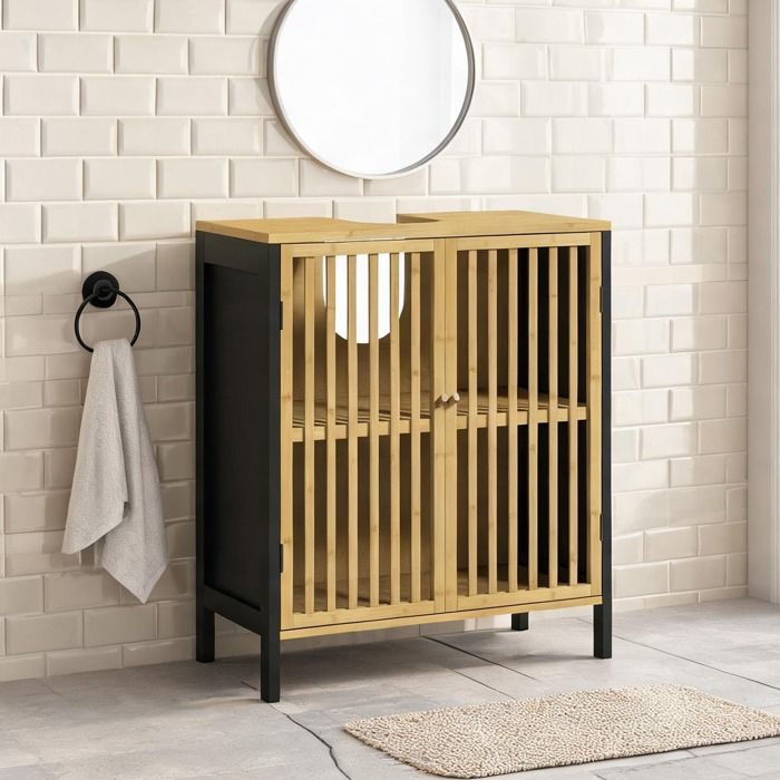 Armoire A Pharmacie en Bois Bois naturel 60 x 30 x 70 cm