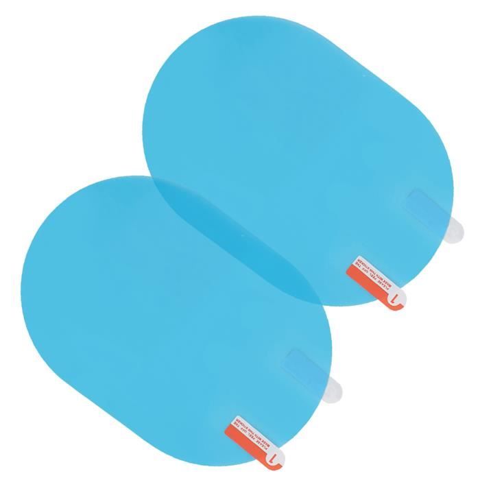 Lot De 12 Films Protection Pluie Pour Rétroviseur Voiture - Anti-Buée, Vision Claire - Compatible Tous Véhicules