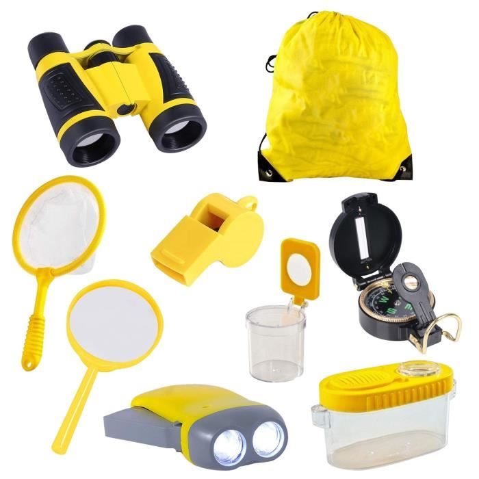 1 Ensemble Kit d'Explorateur pour Enfants Multicolore Aventure en Plein Air Attrape-Insectes Cosplay pour Enfants