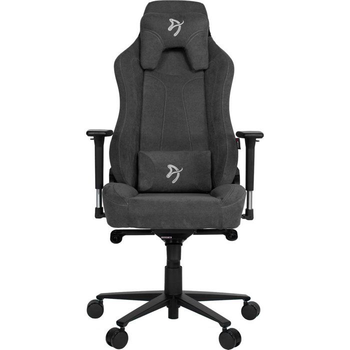 Fauteuil - AROZZI - Vernazza - Tissu doux et durable - Gris - Réglable en hauteur Fauteuil - AROZZI - Vernazza - Tissu doux et durable - Gris - Réglable en hauteur