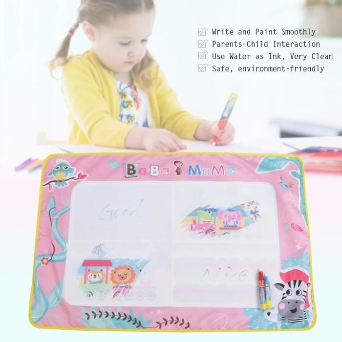 Bebe Enfants Dessin A L Eau Tapis De Peinture Avec 2 Stylos Apprentissage Jouer Jouets Cadeaux Colore Reutilisable Tim Cdiscount Jeux Jouets