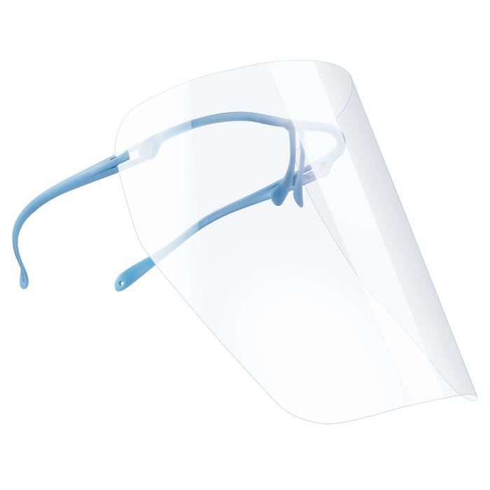 High Protection 3 En 1 Masque De Protection Visière De Protection Visage, Demi Masque Transparent