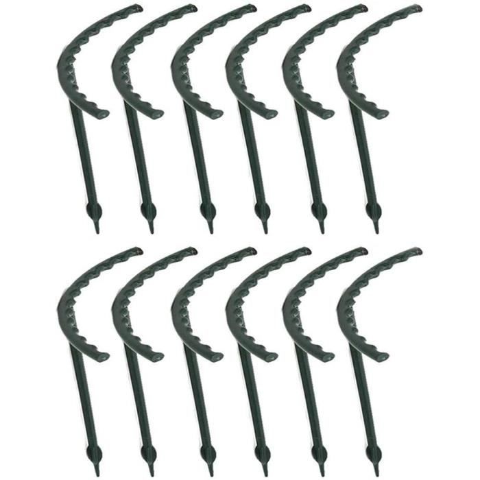 Lot De 5 Treillis Empilables Pour Plantes Grimpantes - Support Jardin Plastique Vert Pour Pots Et Jardinières