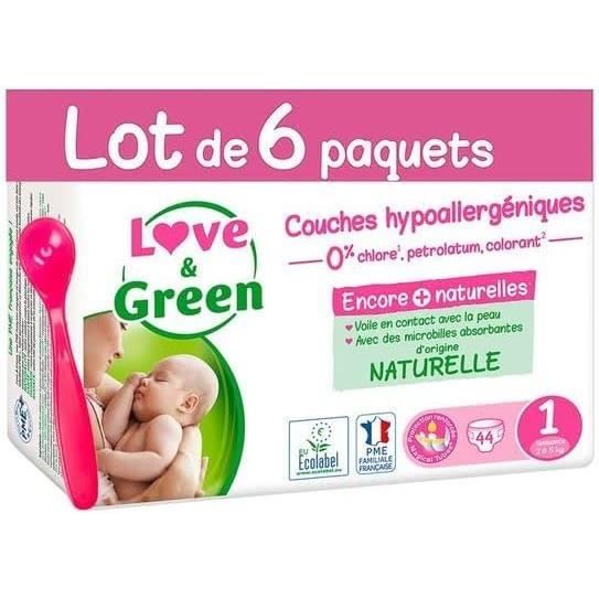 Couches taille 1 love & green - Love & Green