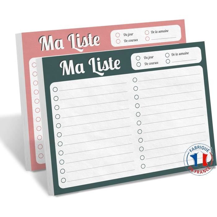 Bloc note to do list - Cdiscount