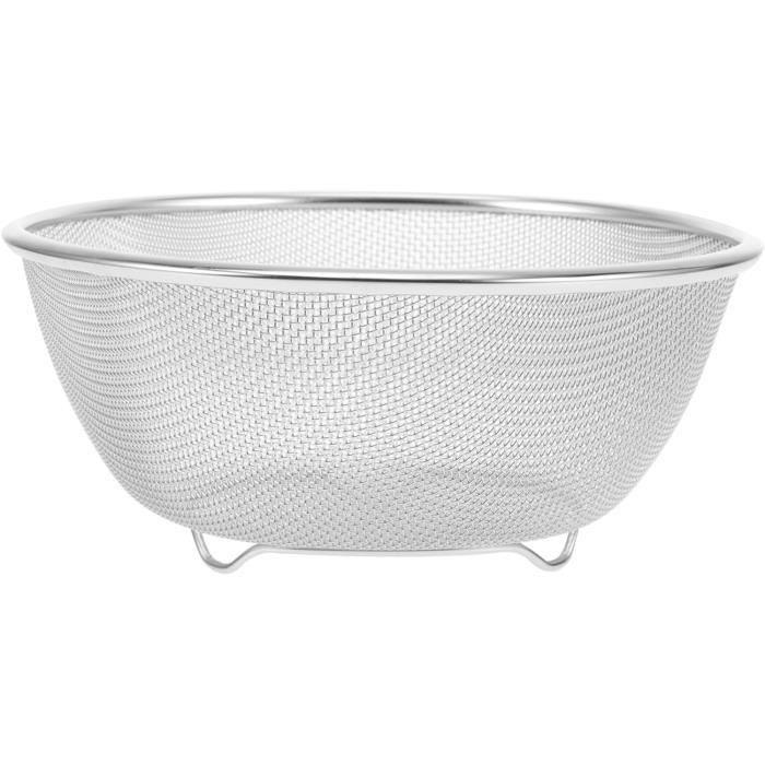 Passoire Fackelmann 20 Cm - Acier Inoxydable, Base D'appui - Pour Pâtes, Riz, Légumes - Lave-vaisselle - 5