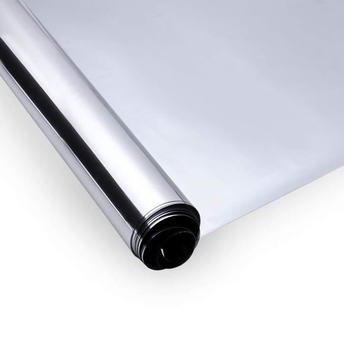 Film de fenêtre Film pour vitrage / Vitre effet Miroir Fenêtre anti UV 44.5CM x 200CM Film de fenêtre Film pour vitrage / Vitre effet Miroir Fenêtre anti UV 44.5CM x 200CM