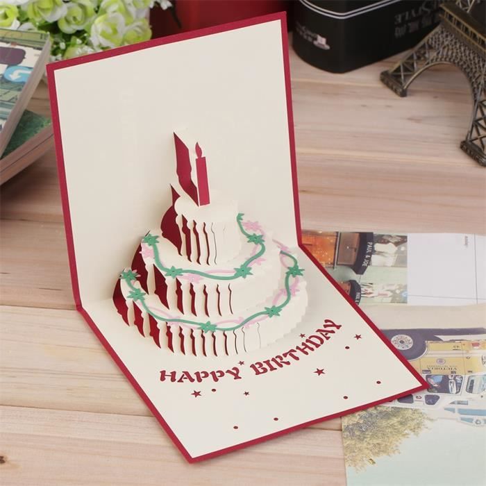 Exquis 3d Pop Up Carte De Voeux Kirigami Joyeux Anniversaire Anniversaire Cadeau Achat Vente Deco De Fete Murale Cdiscount Exquis 3d Pop Up Carte De Voeux Kirigami Joyeux Anniversaire Anniversaire Cadeau Achat Vente Deco De Fete Murale Cdiscount
