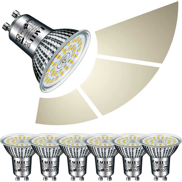 NXYXAmpoules LED GU10 10W Blanc Neutre 4000K 940lm Équivalent 125W