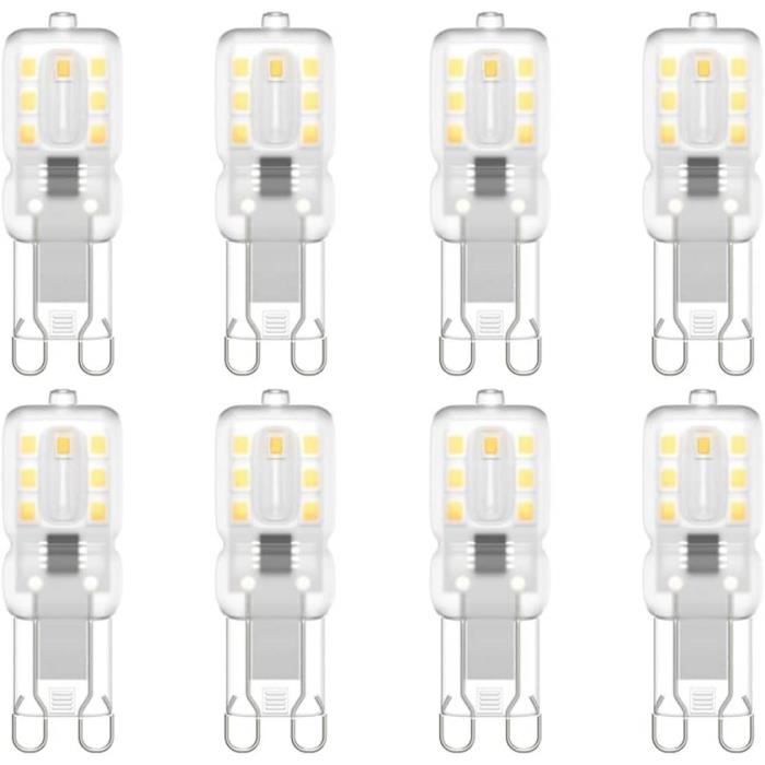 Klighten Ampoule LED G9, Bombubilla G9 LED 220V Blanc Naturel