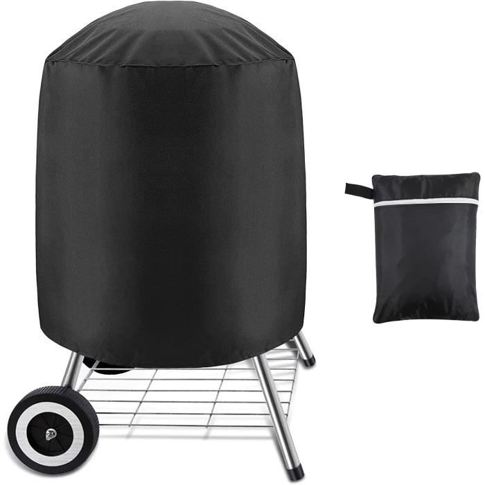 Housse De Protection Imperméable Pour Barbecue - Tissu Oxford Résistant UV, Sangles Ajustables - Dimensions 123x64x101 Cm