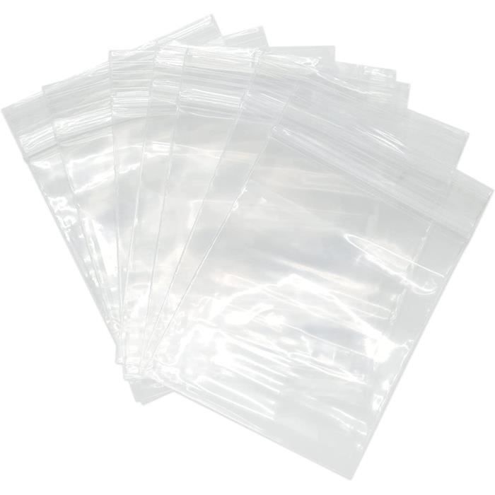 YOFADCI Zip Sachet Plastique Enveloppes Transparents Refermable Alimentaire Sac Sachet Glissière Cuisine de Ménage Rangement pour Bonbons Petits Articles Bijoux Minéraux Vitamines 4x6cm 480pcs