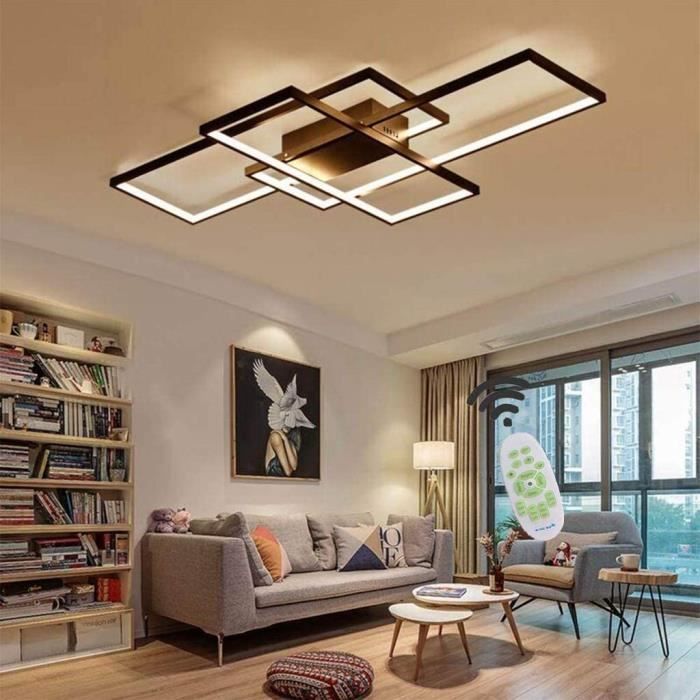 Moderne LED Plafonnier Salon Dimmable avec Teacute;leacute