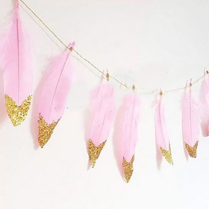 2m Guirlande De Plumes Decoration Mariage Fete Soiree 13 Pieces