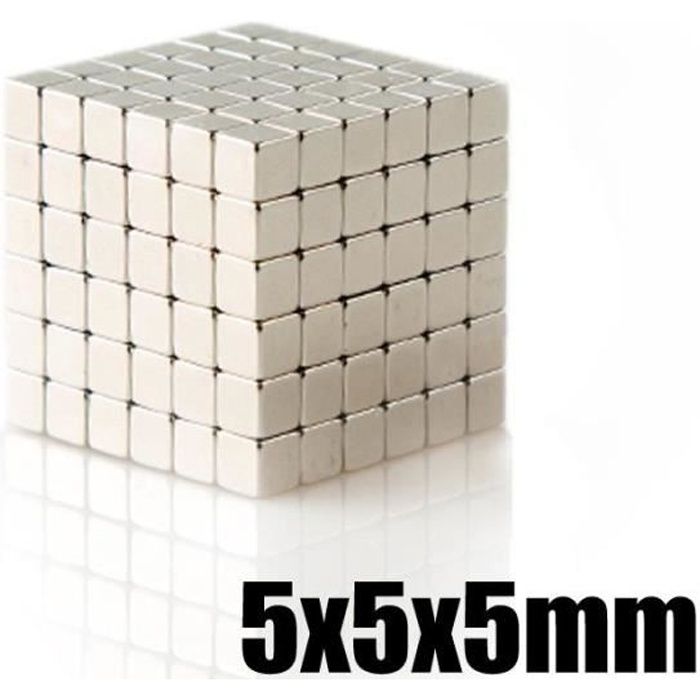 Jawa Aimant Cube 5mm - 50 Aimants Néodyme Extra Fort - Premium Magnetic Cube  - Aimants pour Tableau Blanc et réfrigérateur - Cube magnétique pour la  Maison et Le Bureau : : Jeux et Jouets
