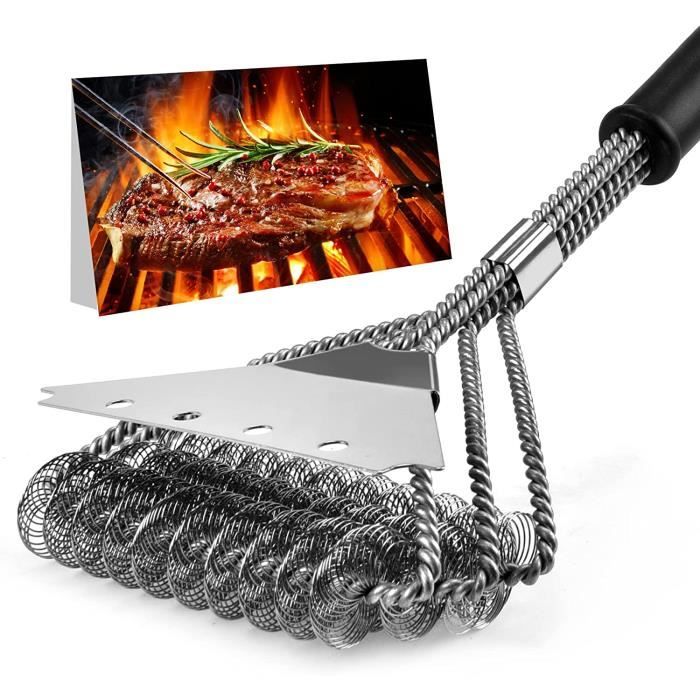 Brosses Grille Barbecue Armastuse - Lot De 2 - Acier Inoxydable - Nettoyage Facile