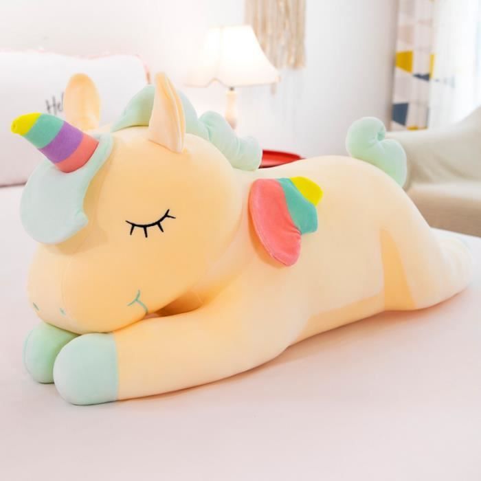 Statue deco Peluche licorne couch e jouets cr atifs grande poup e