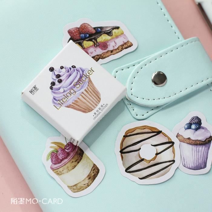 Stickers Autocollants Autocollant Mini Gateau D Anniversaire Scrapbooking Etiquette En Papier Bricolage Decoration Pour Journal Cdiscount Maison
