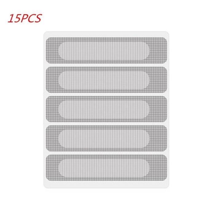 Filet de fixation adhésif pour fenêtre de maison,50 pièces,anti-moustiques,mouches,insectes,réparation d'écran,Patch mural,maille,pour fenêtre Filet de fixation adhésif pour fenêtre de maison,50 pièces,anti-moustiques,mouches,insectes,réparation d'écran,Patch mural,maille,pour fenêtre