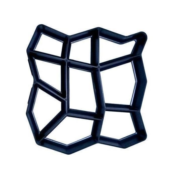 Moule Pavé Béton Chemin Maker - 40x40cm - Réutilisable Pour Allée Jardin - Motif Géométrique