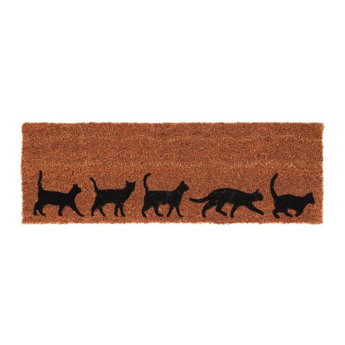 Paillasson en fibres de coco Evolution 75 x 25 cm Chats