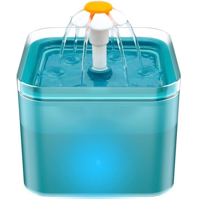 Comparer les prix de Fontaine à Eau - Ultra Silencieux - 2L - Filtre à Charbon Actif - Pour Chats - Intérieur